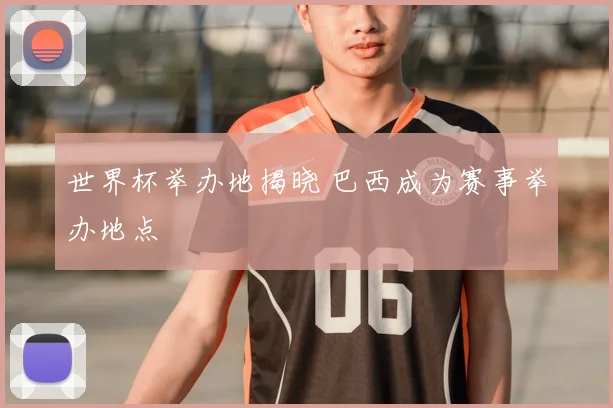 世界杯举办地揭晓 巴西成为赛事举办地点