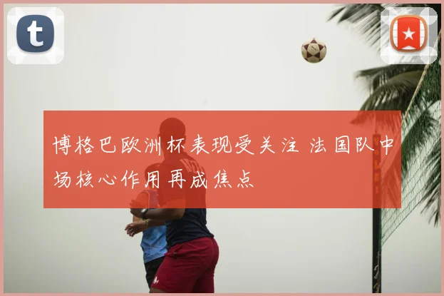 博格巴欧洲杯表现受关注 法国队中场核心作用再成焦点